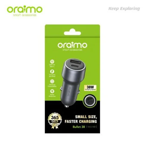 Cargador para Auto Oraimo Bullet 38