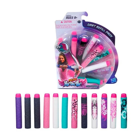 Hasbro Nerf Rebelle - Paquete de recambio de dardos