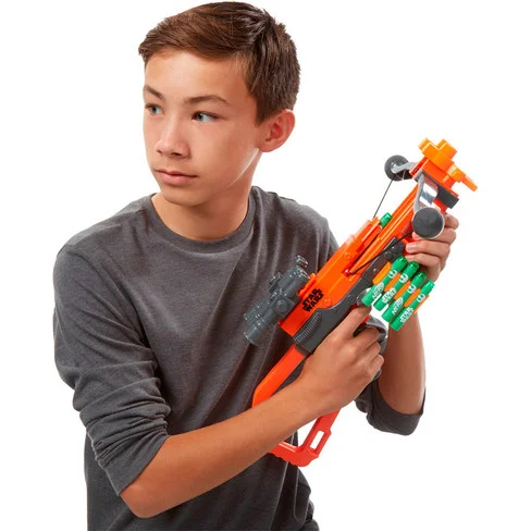 Lanzador de dardos Nerf de Chewbacca de Star Wars