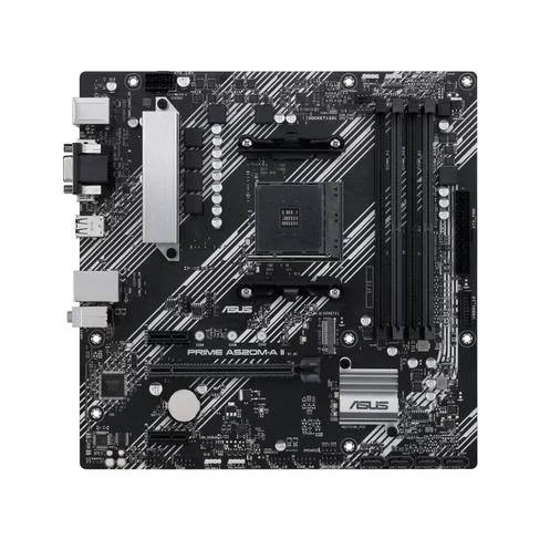PLACA MADRE ASUS AM4 PRIME A520M-A II V/S/R/HDMI/DP/M2/DDR4/MATX