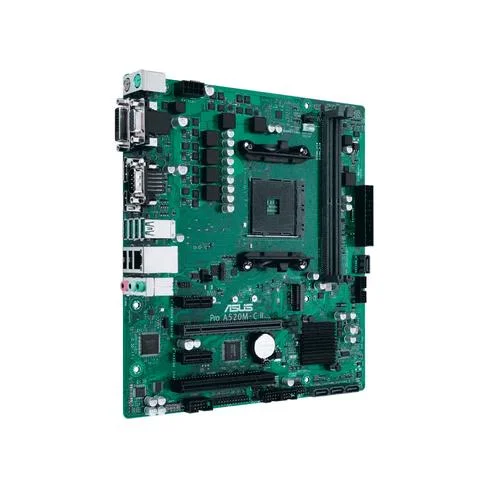 PLACA MADRE ASUS AM4 A520M-C II/CSM PRO V/S/R/HDMI/DP/M2/DDR4/USB3.2/MATX