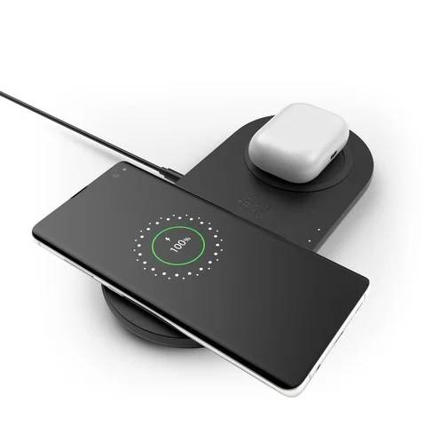 Base de carga inalámbrica doble Belkin Dual Pads 10 W