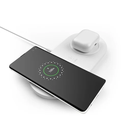 Base de carga inalámbrica doble Belkin Dual Pads 10 W