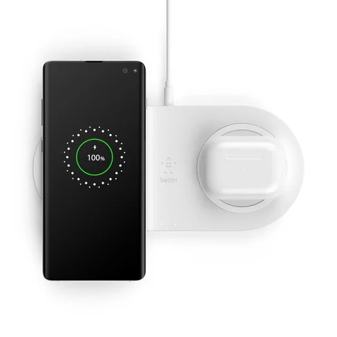 Base de carga inalámbrica doble Belkin Dual Pads 10 W