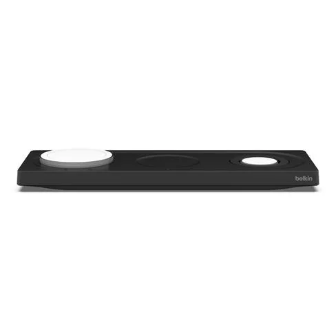 Base de carga inalambrica Belkin MagSafe 3 en 1 15W para iPhone 12/13/14-Watch-Airpod