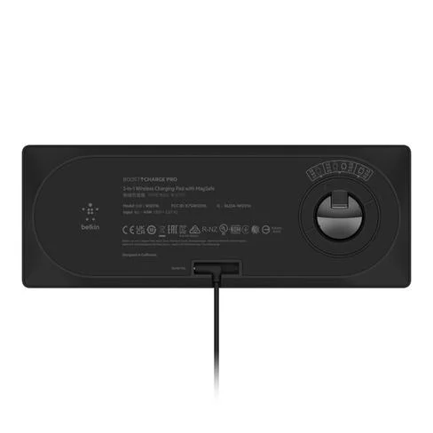 Base de carga inalambrica Belkin MagSafe 3 en 1 15W para iPhone 12/13/14-Watch-Airpod
