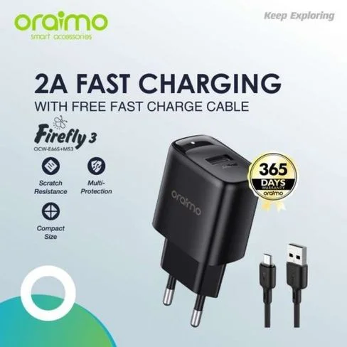 Kit Cargador Oraimo Firefly 3 – Micro USB de 10W