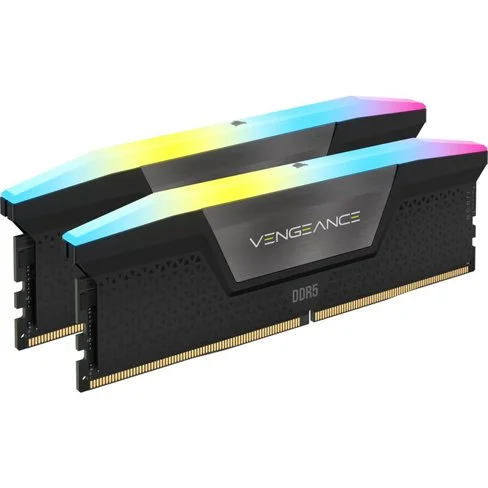Memoria RAM Corsair VENGEANCE RGB 96GB (2x48GB) DDR5 DRAM 5600MT/s CL40