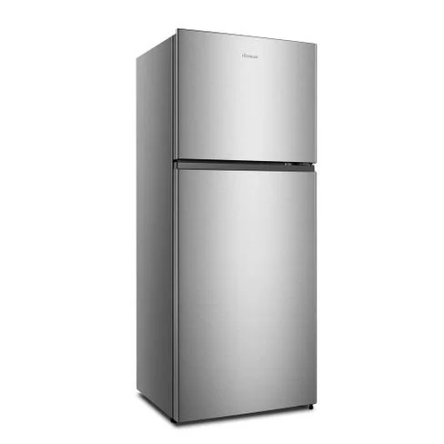 HELADERA HISENSE 2P 375LTS FRÍO SECO INOX RD49