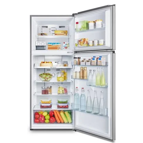 HELADERA HISENSE 2P 375LTS FRÍO SECO INOX RD49