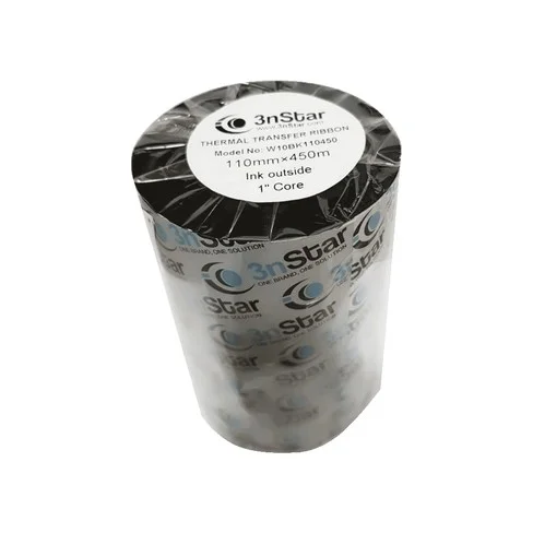 RIBBON 3NSTAR DE ETIQETA DE 4" 450M CERA W10BK110450 X UNIDAD