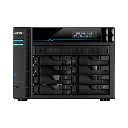 ALMACENAMIENTO NAS ASUSTOR AS6508T QC2.1/8BAY/8GB/2 M.2/2-GBLAN/USB3.2