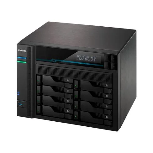 ALMACENAMIENTO NAS ASUSTOR AS6508T QC2.1/8BAY/8GB/2 M.2/2-GBLAN/USB3.2