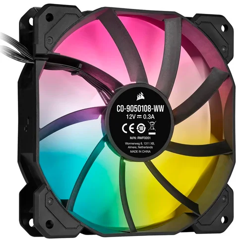 Cooler para Gabinete Corsair SP120 Elite 120MM RGB CO-9050108-WW
