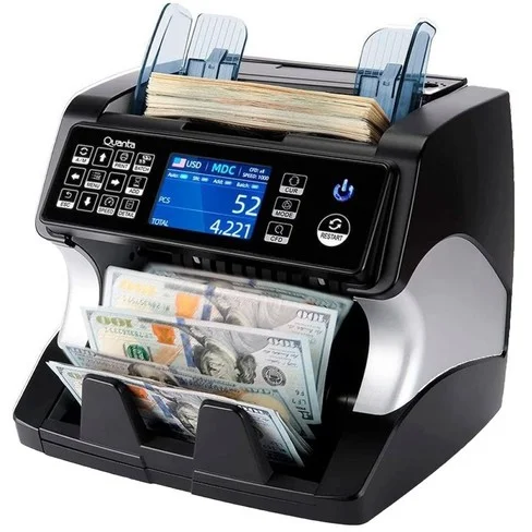 Contador de Dinero Quanta QTCDD25 hasta 200 Billetes 80W 220V