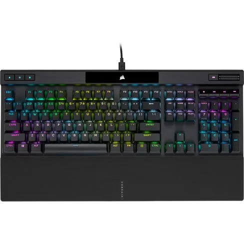 Teclado optico-mecanico Corsair para juegos K70 PRO RGB con teclas profesionales de PBT de doble capa