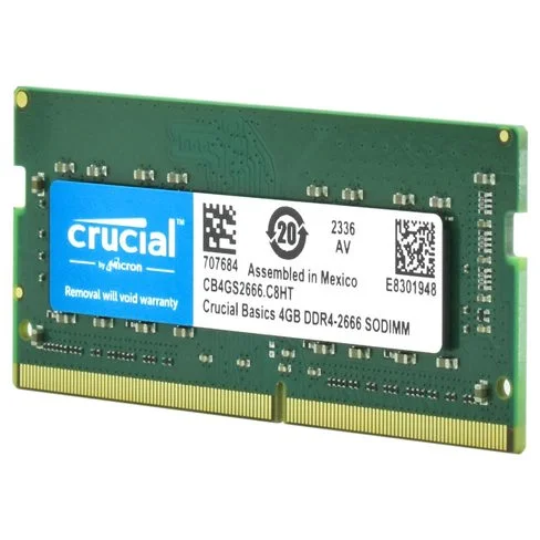 Memoria RAM para Notebook Crucial DDR4 4GB 2666MHz CB4GS2666