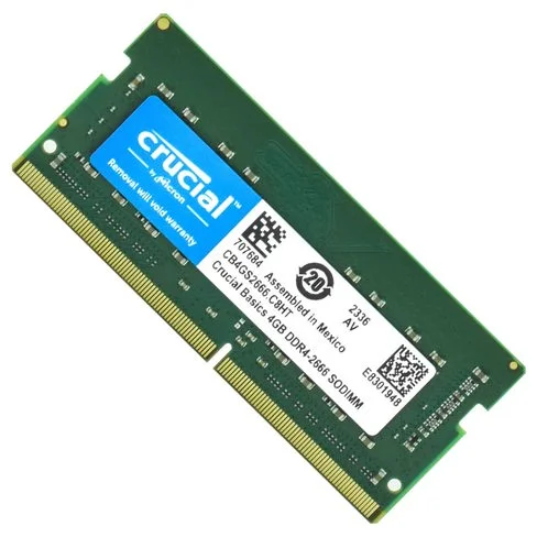 Memoria RAM para Notebook Crucial DDR4 4GB 2666MHz CB4GS2666
