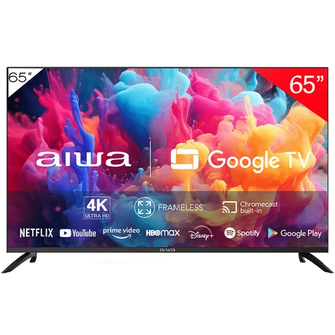 Televisor Smart QLED AIWA de 65'' AW65B4QFG