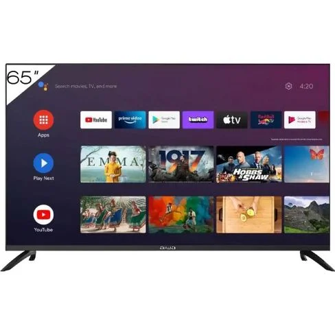 Televisor Smart TV LED Aiwa de 65'' AW65B4K