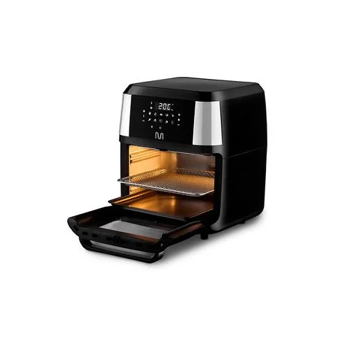 HORNO/FREIDORA SIN ACEITE MULTILASER 12L 1800W 220V NEGRO GO226