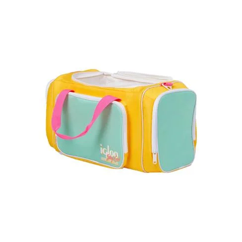 BOLSA TERMICA IGLOO 24 LATAS DUFFEL RETRO AMARILLO 60965