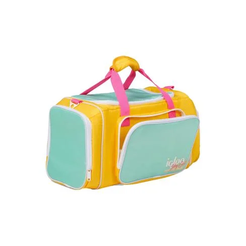 BOLSA TERMICA IGLOO 24 LATAS DUFFEL RETRO AMARILLO 60965