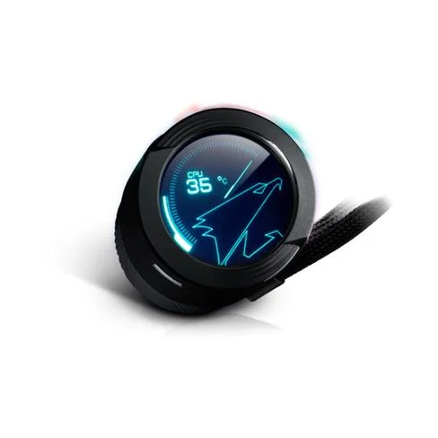 COOLER P/CPU AORUS WATERFORCE X 240 2 VENTILADORES RGB FUSION 2.0