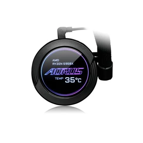 COOLER P/CPU AORUS WATERFORCE X 240 2 VENTILADORES RGB FUSION 2.0
