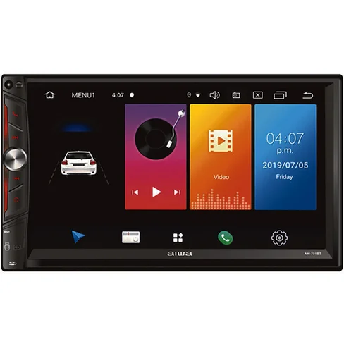 Reproductor Multimedia Aiwa AW-701BT 7" Bluetooth Wi-Fi USB GPS