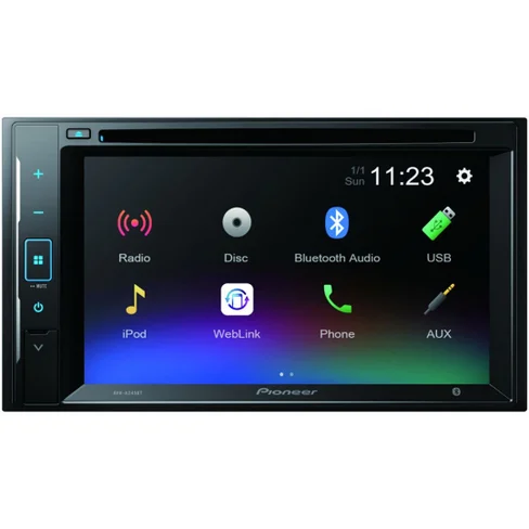 Reproductor DVD Automotriz Pioneer Pantalla de 6.2" con Bluetooth USB AVH-A245BT
