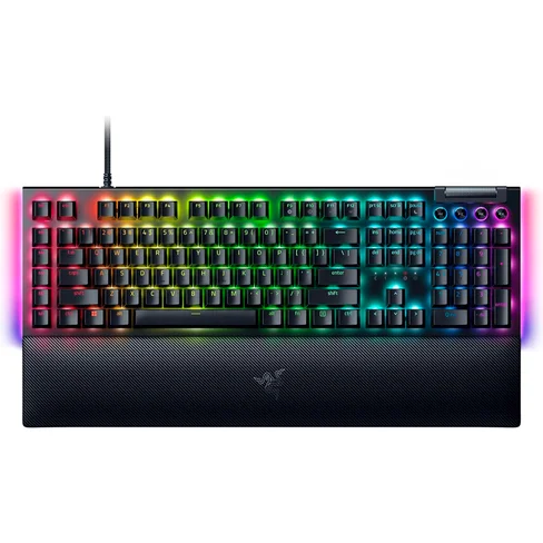 Teclado Gamer Mecanico Razer BlackWidow V4 Yellow Switch RGB USB-C Ingles RZ03-04691900-R3U1