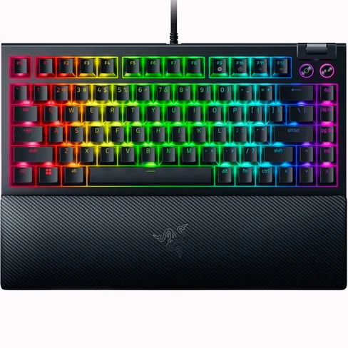 Teclado Gamer Mecanico Razer BlackWidow V4 75% RGB USB Ingles RZ03-05000200-R3U1