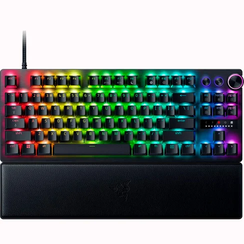 Teclado Gamer Analógico Razer Huntsman V3 Pro Tenkeyless RGB USB RZ03-04980200-R3U1