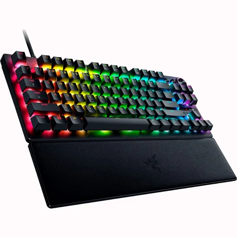 Teclado Gamer Analógico Razer Huntsman V3 Pro Tenkeyless RGB USB RZ03-04980200-R3U1