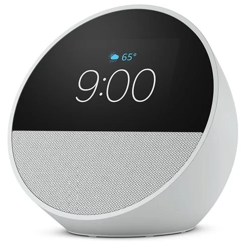 Despertador inteligente con sonido vibrante y Alexa Amazon Echo Spot 2DA GEN (2024)