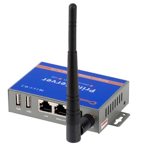 Servidor de impresion Cheecent CR202 2 USB / LAN RJ-45 / WAN / LAN / Wi-Fi