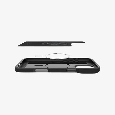 FUNDA PARA CELULAR SPIGEN IPHONE 16 PRO CORE ARMOR MAG FIT MATTE BLACK ACS08158