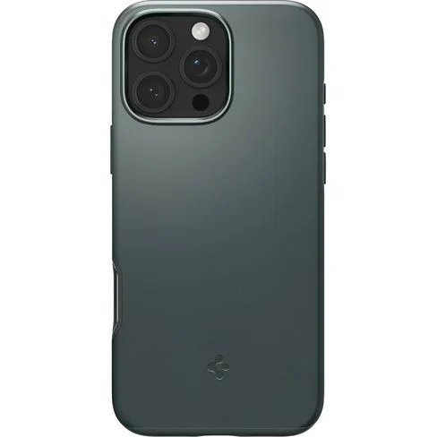 FUNDA PARA CELULAR SPIGEN IPHONE 16 PRO MAX THIN FIT MAG FIT ABYSS GREEN ACS08813