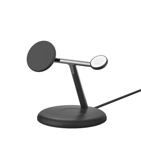 Soporte magnético de carga inalámbrica Belkin 3 en 1 con Qi2 (15 W)