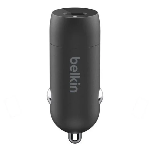 Cargador para Auto Belkin CCA003BT04BK  + USB C a Lightning 
