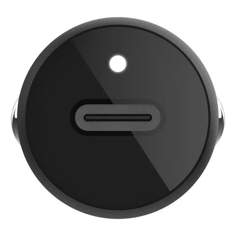 Cargador para Auto Belkin CCA003BT04BK  + USB C a Lightning 