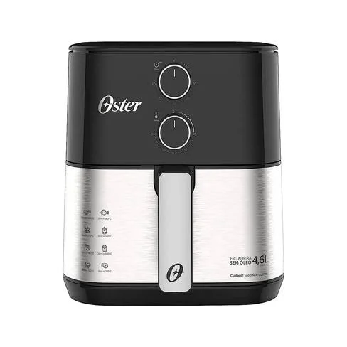 Freidora Oster Compact 4.6L Acero Inoxidable OFRT520-220-2