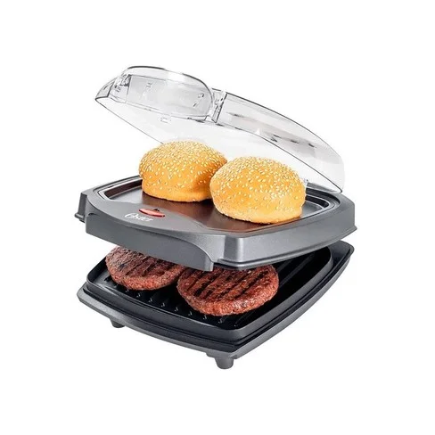 Parilla y Planca Grill oster 2 en 1 hasta 4 hamburguesas OGRL500-220