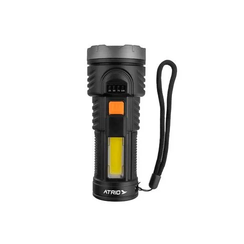 LINTERNA DE MANO MULTILASER ES443 ATRIO LAT 3 RECARGABLE COB 3W/140L/2000MA