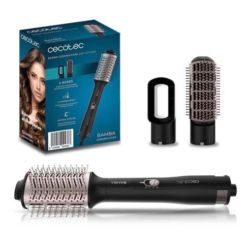 Cepillo Alisador Cecotec Bamba CeramicCare 3in 1 Styler – 4438