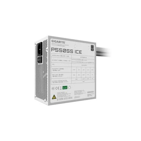 FUENTE GIGABYTE 550W 80PLUS SILVER BLANCO GP-P550SS ICE