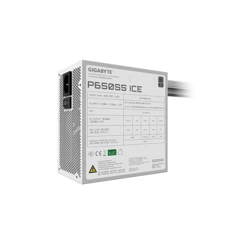 FUENTE GIGABYTE 650W 80PLUS SILVER BLANCO GP-P650SS ICE