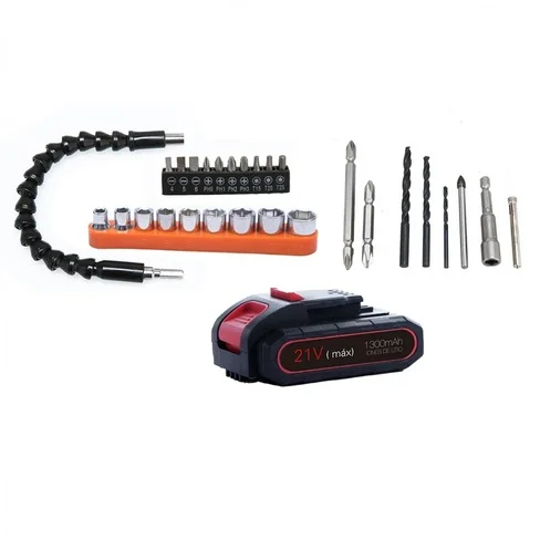 KIT TALADRO ATORNILLADOR INALÁMBRICO NHTI-175