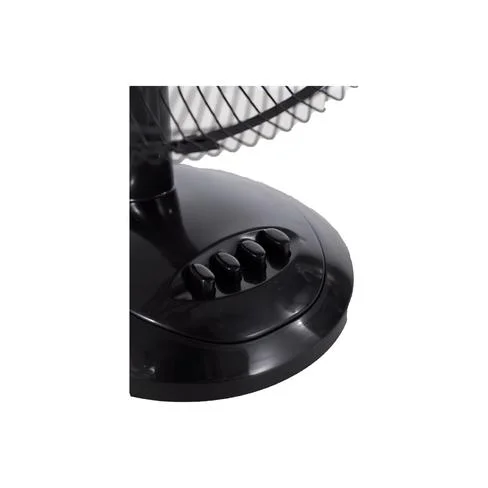 VENTILADOR DE MESA FTX 3 VELOCIDADES AURA 45W 220V NEG/MET HB-TF-15-02